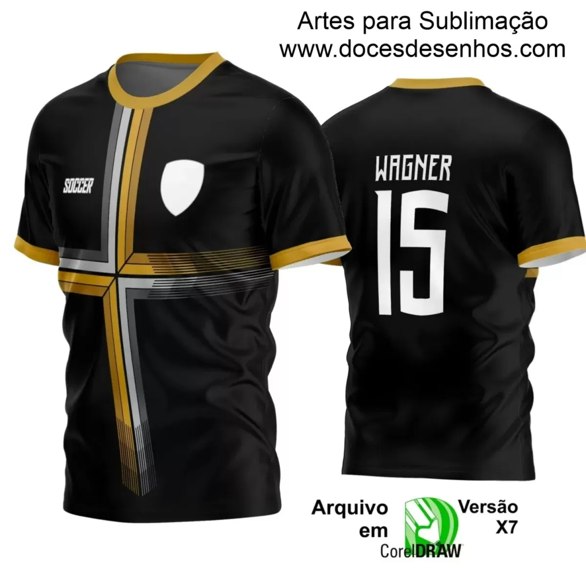 Estampa Camisa Personalizada - Time Amador - Futebol 2025