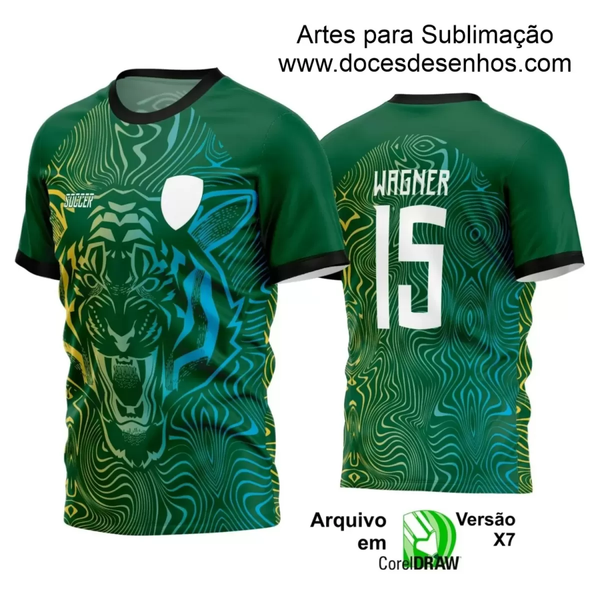 Estampa Camisa Personalizada - Time Amador - Futebol 2025