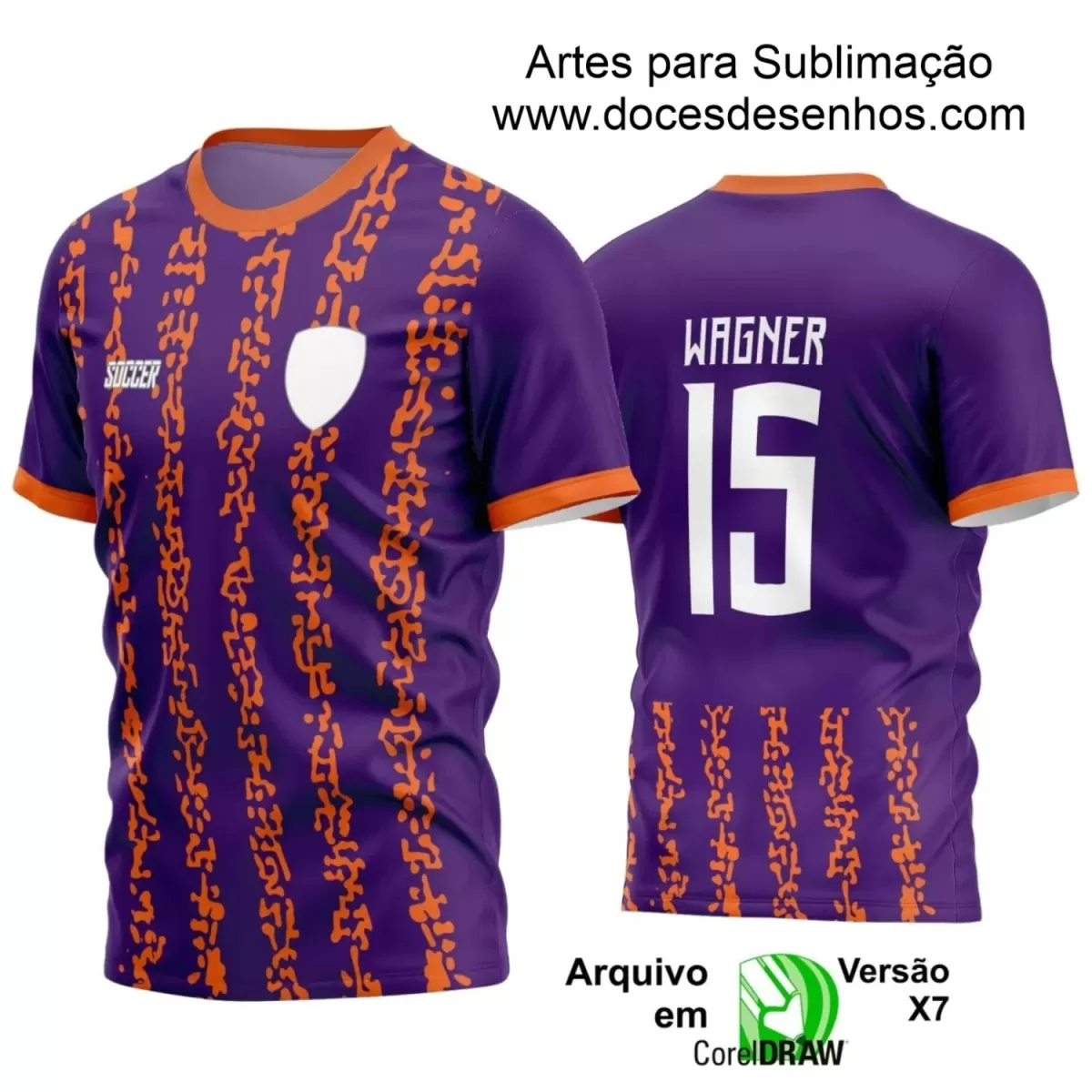 Estampa Camisa Personalizada - Time Amador - Futebol 2025