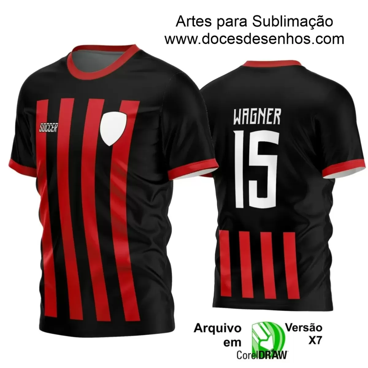 Estampa Camisa Personalizada - Time Amador - Futebol 2025