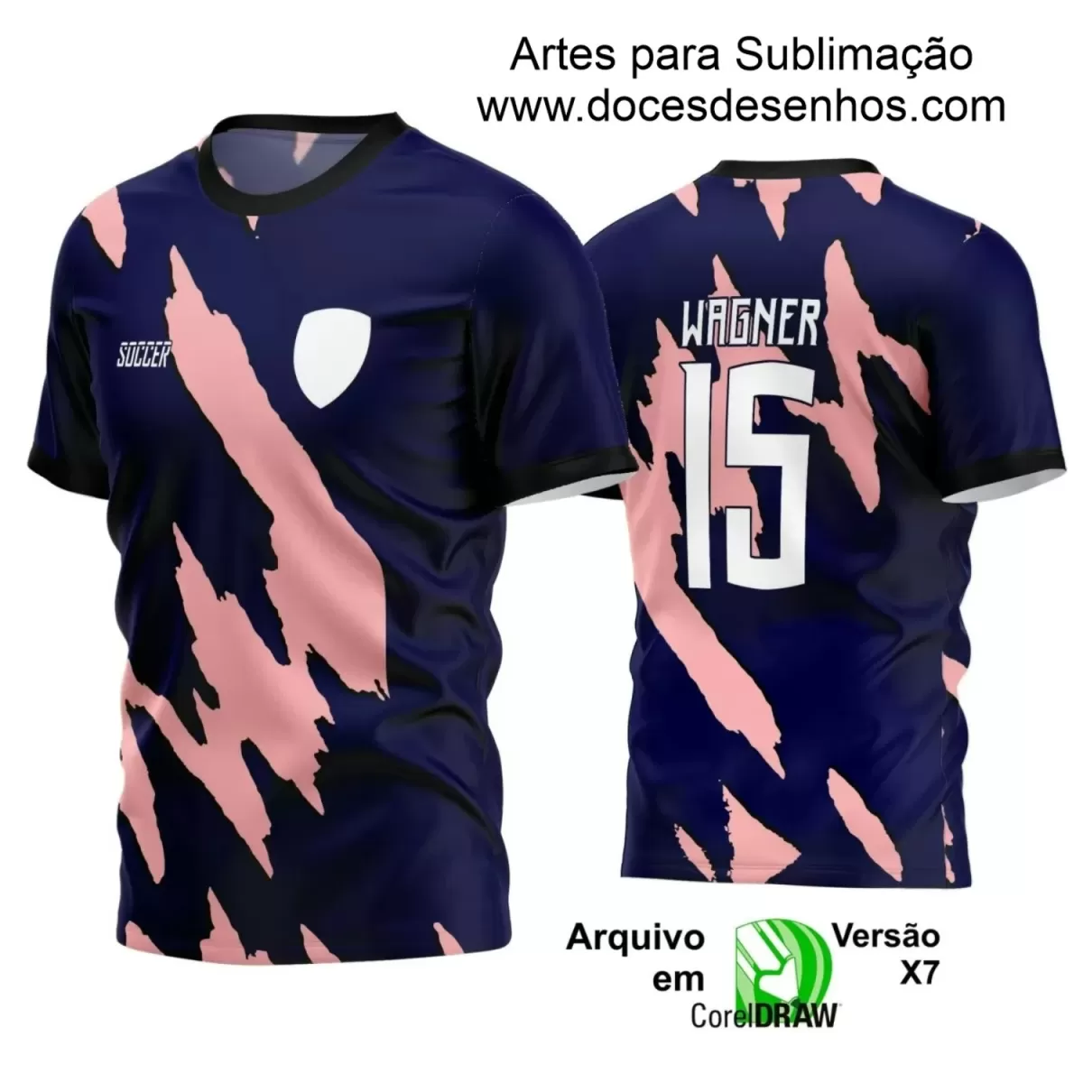 Estampa Camisa Personalizada - Time Amador - Futebol 2025