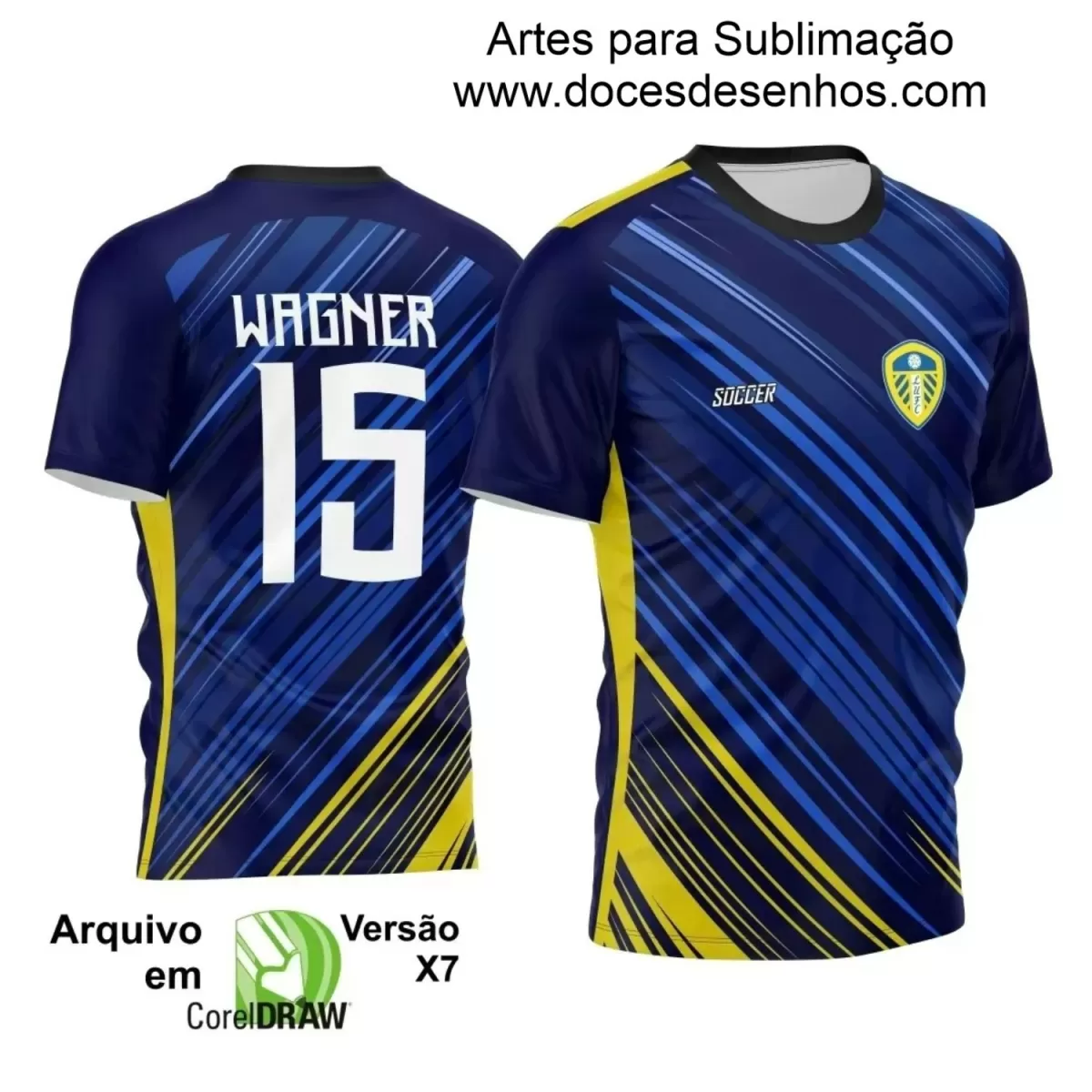 Estampa Camisa Personalizada - Time Amador - Futebol 2025