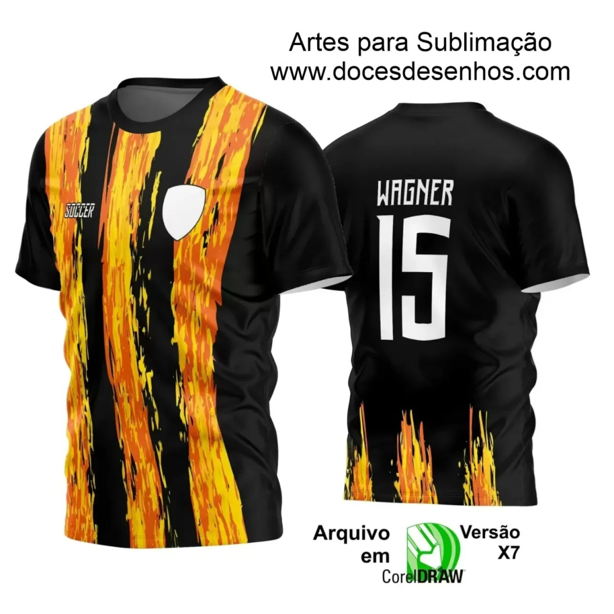 Estampa Camisa Personalizada - Time Amador - Futebol 2025