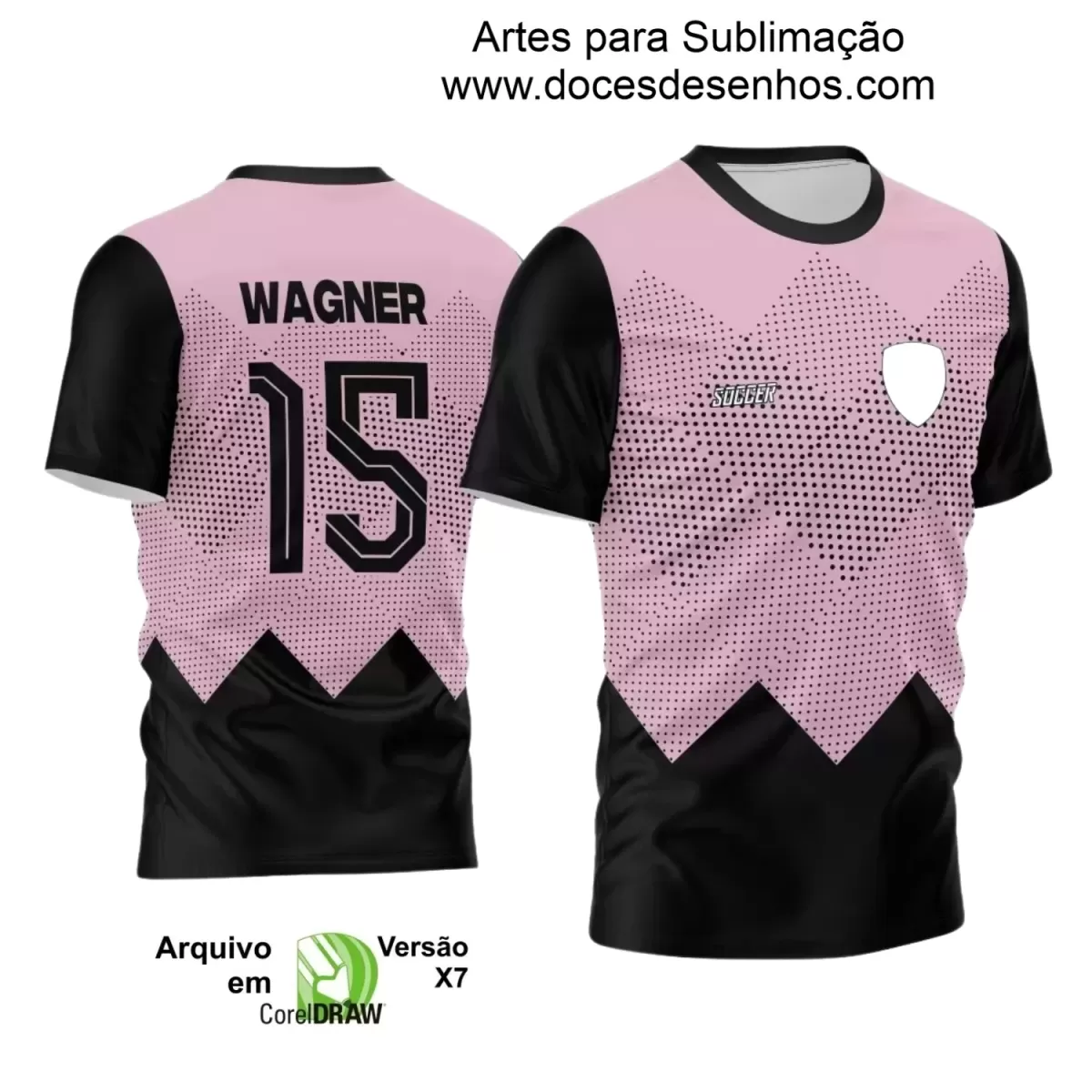 Estampa Camisa Personalizada - Time Amador - Futebol 2025