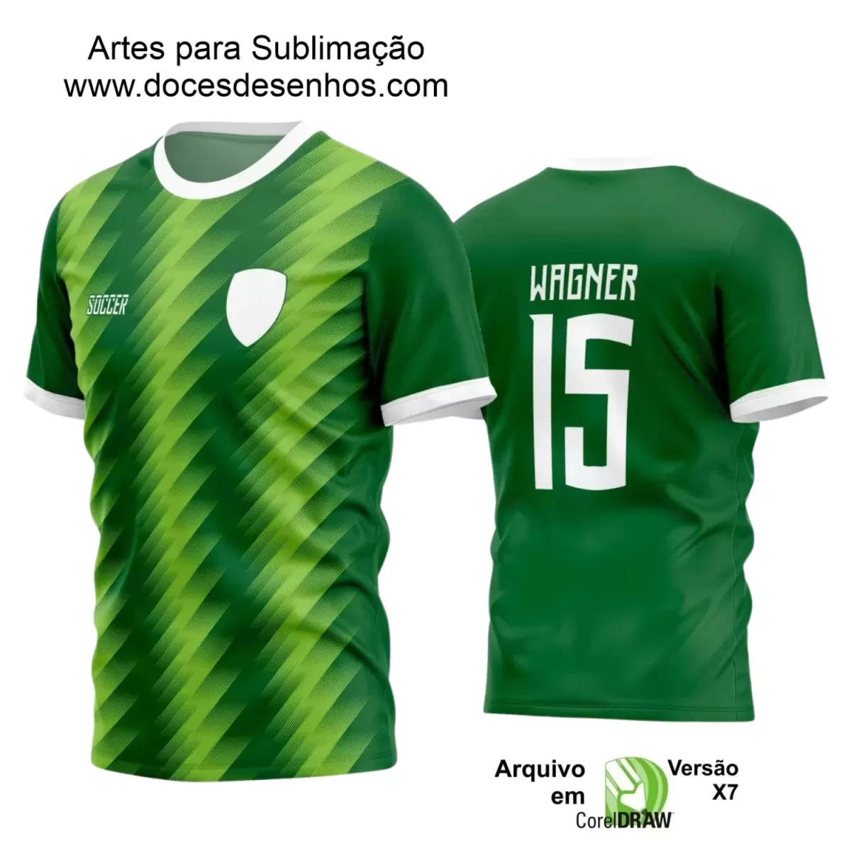 Estampa Camiseta Personalizada - Time Amador - Futebol 2025