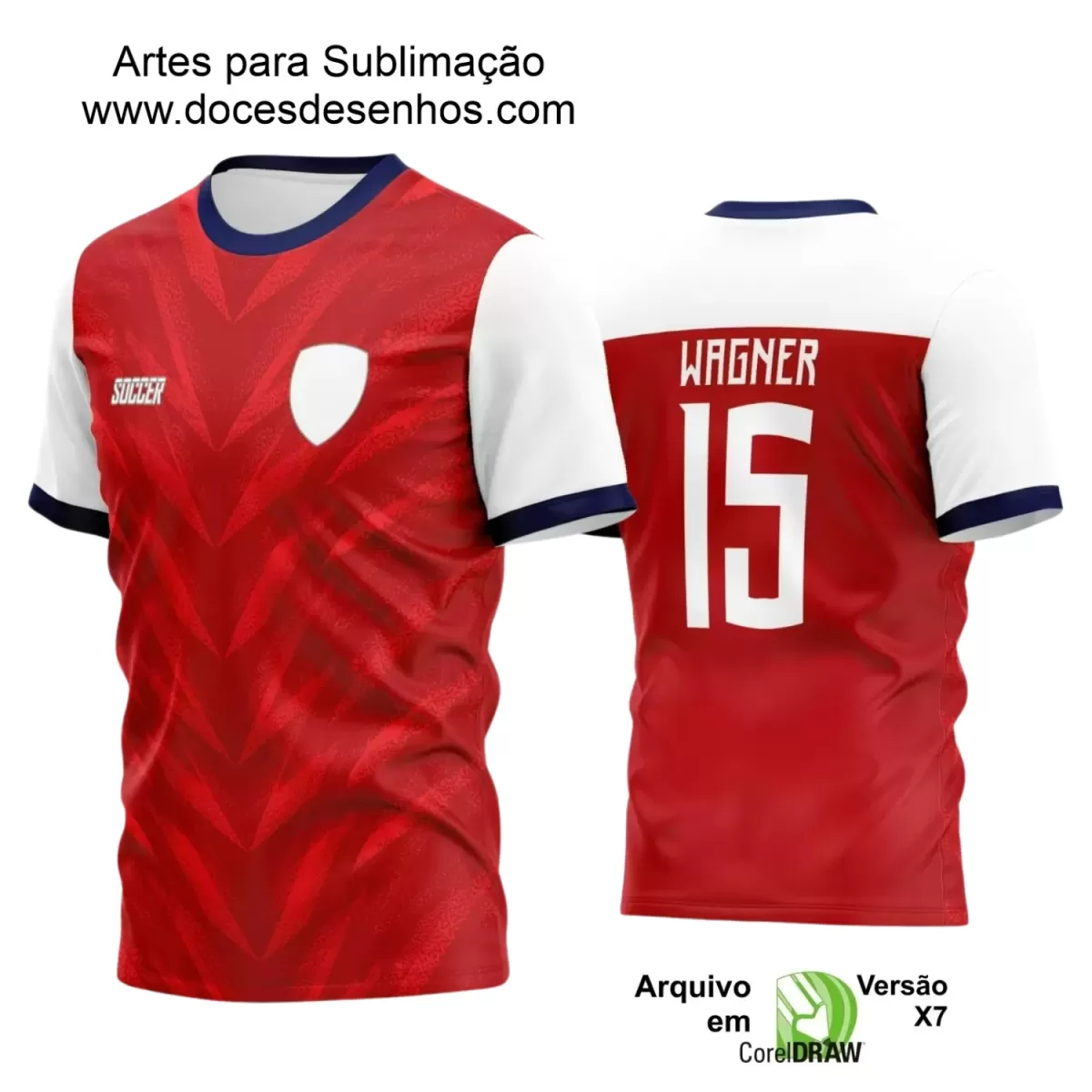 Estampa Camiseta Personalizada - Time Amador - Futebol 2025