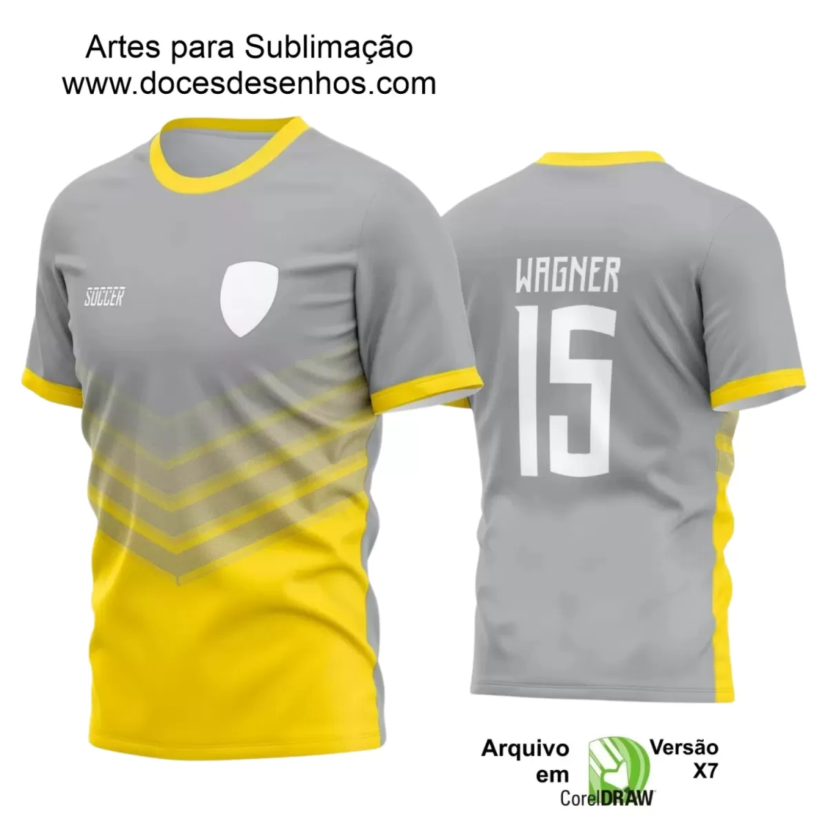 Estampa Camiseta Personalizada - Time Amador - Futebol 2025