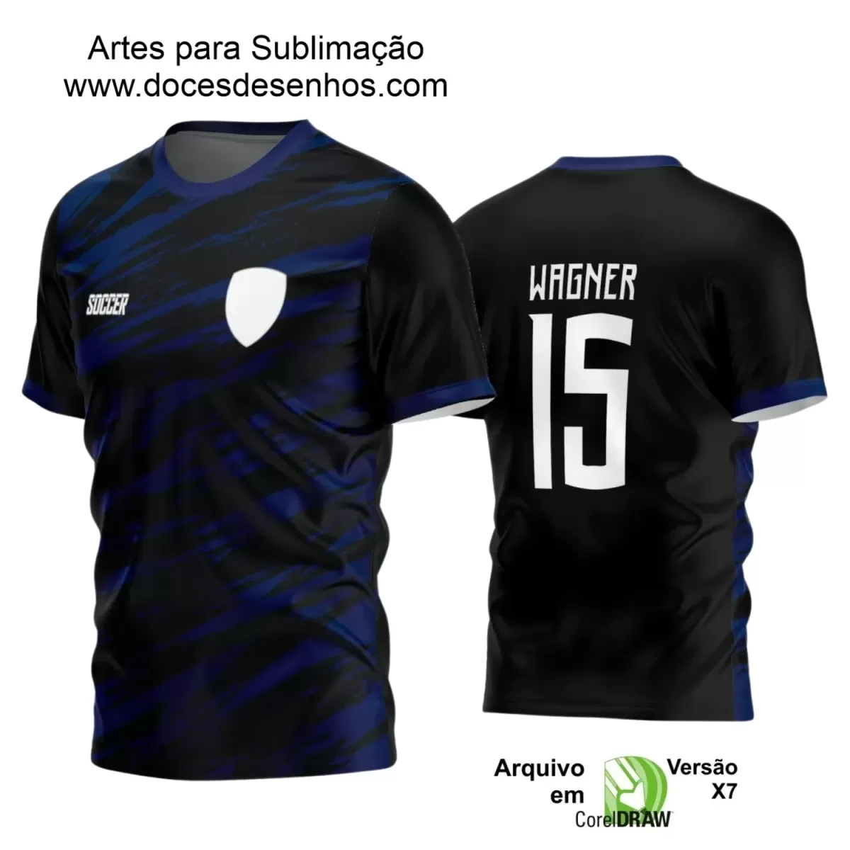 Estampa Camiseta Personalizada - Time Amador - Futebol 2025