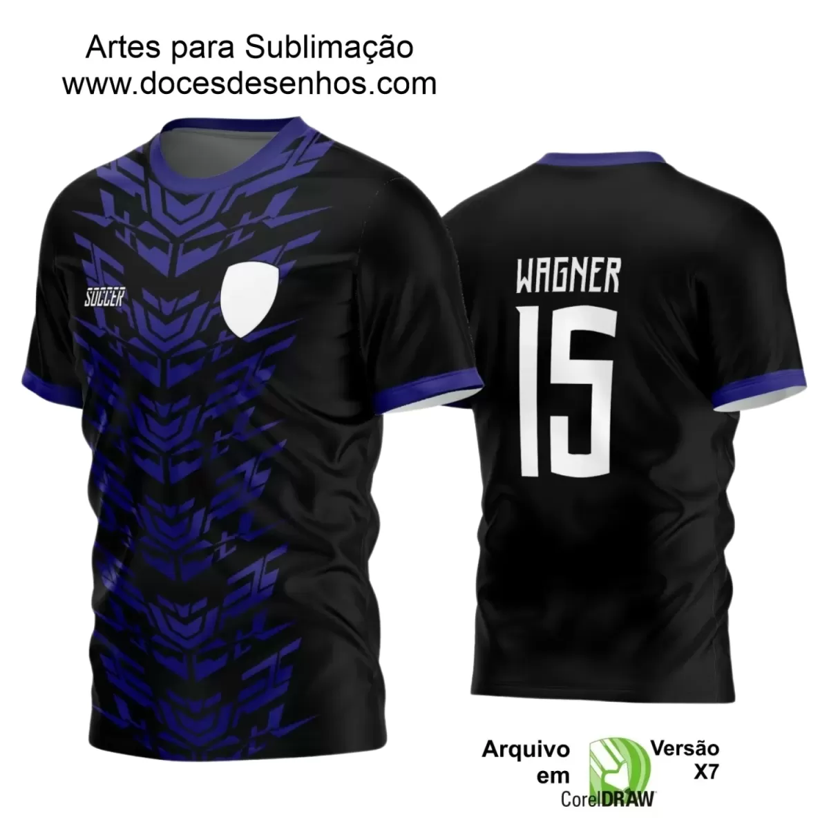 Estampa Camiseta Personalizada - Time Amador - Futebol 2025