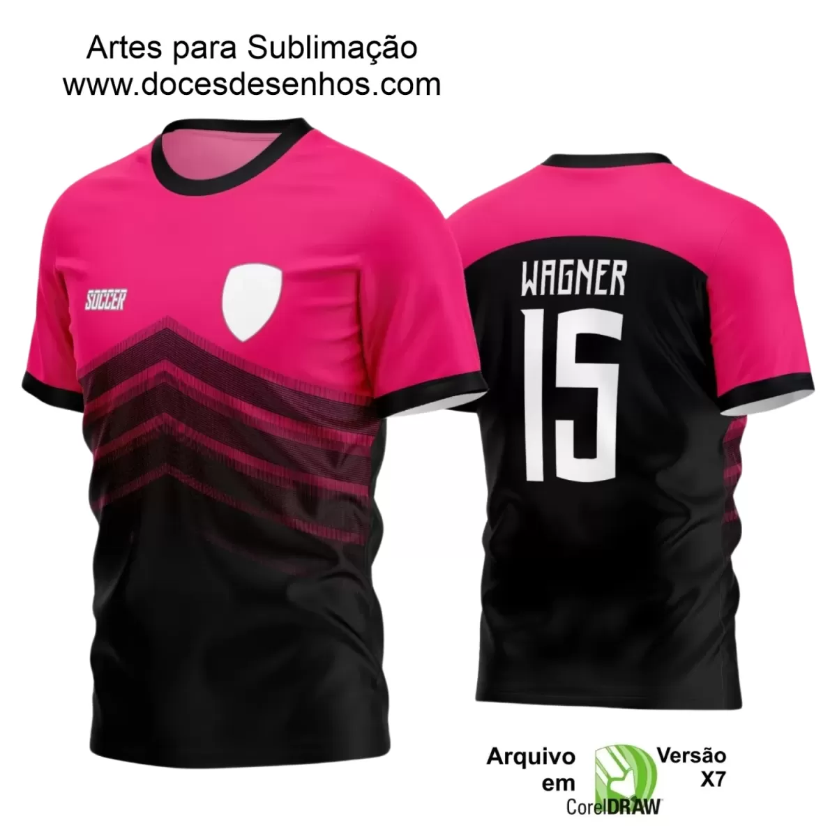 Estampa Camiseta Personalizada - Time Amador - Futebol 2025