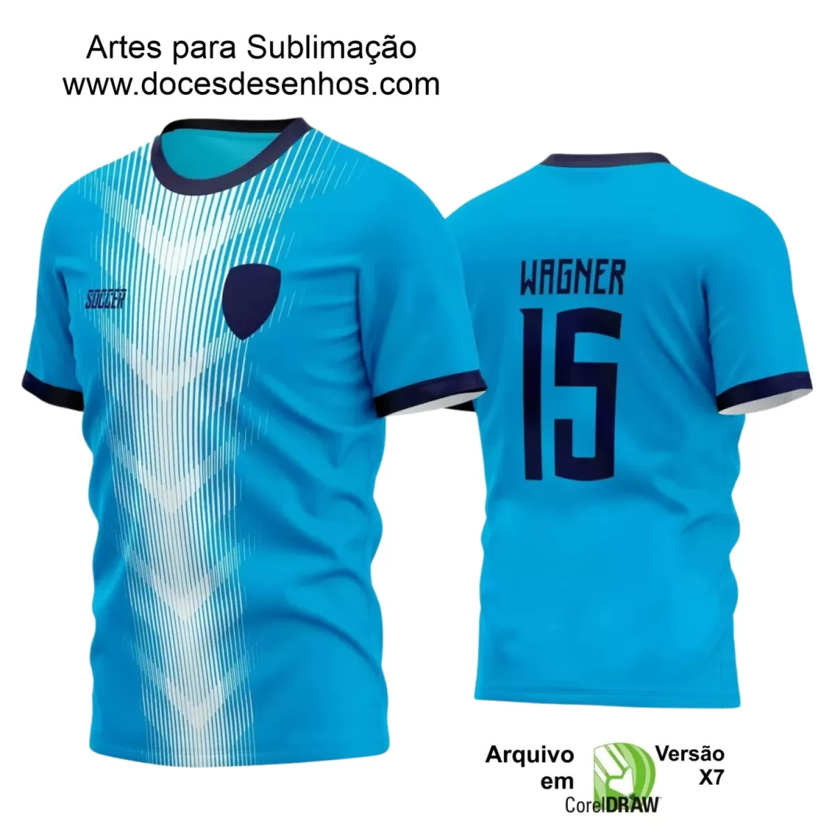 Estampa Camiseta Personalizada - Time Amador - Futebol 2025