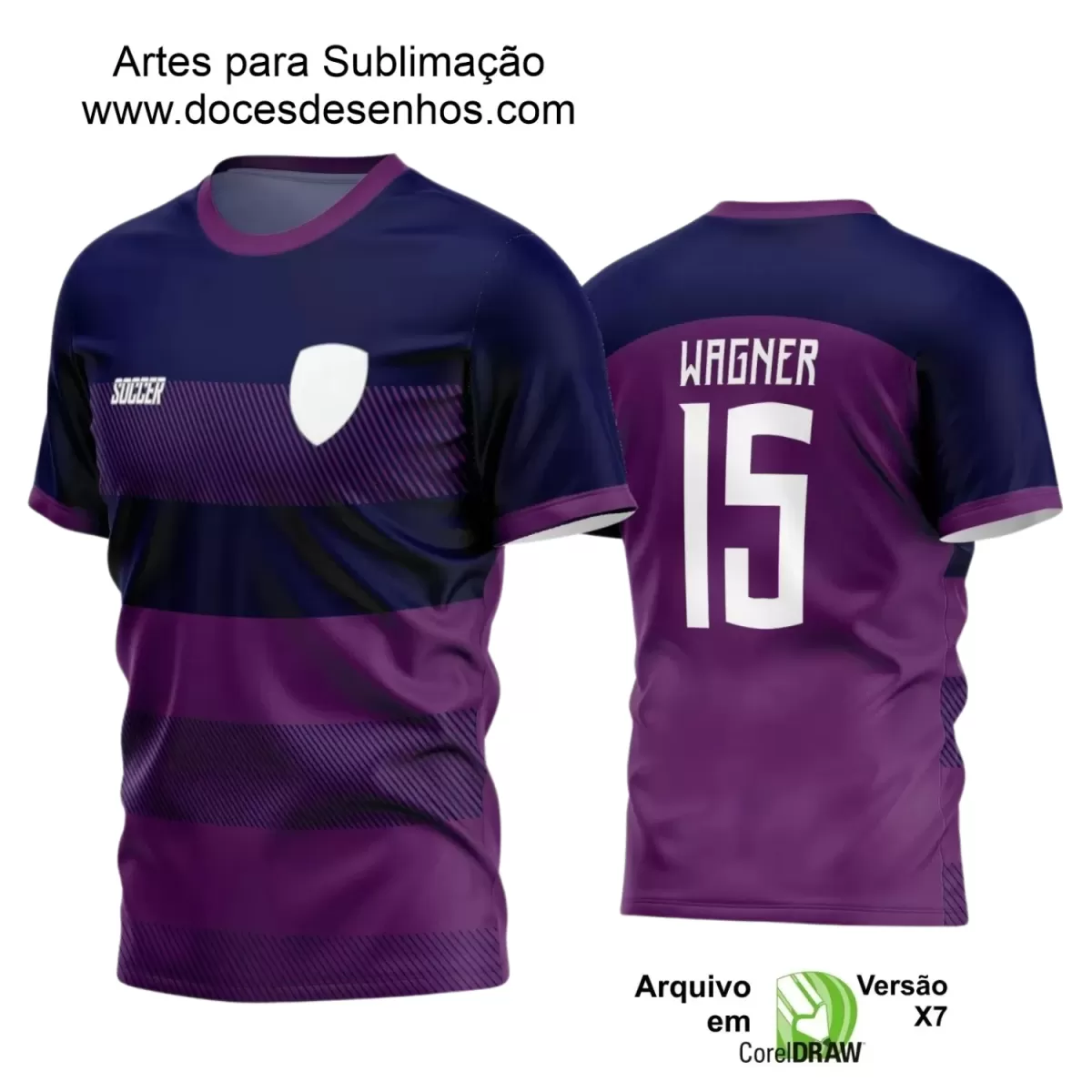 Estampa Camiseta Personalizada - Time Amador - Futebol 2025