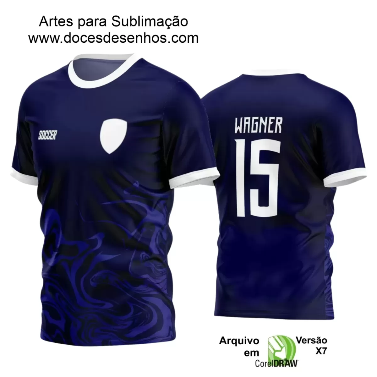 Estampa Camiseta Personalizada - Time Amador - Futebol 2025