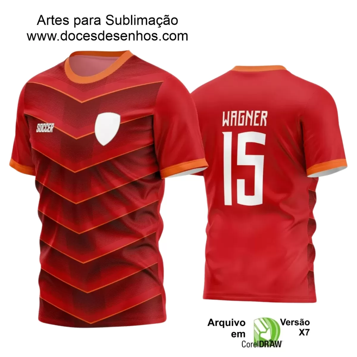 Estampa Camiseta Personalizada - Time Amador - Futebol 2025