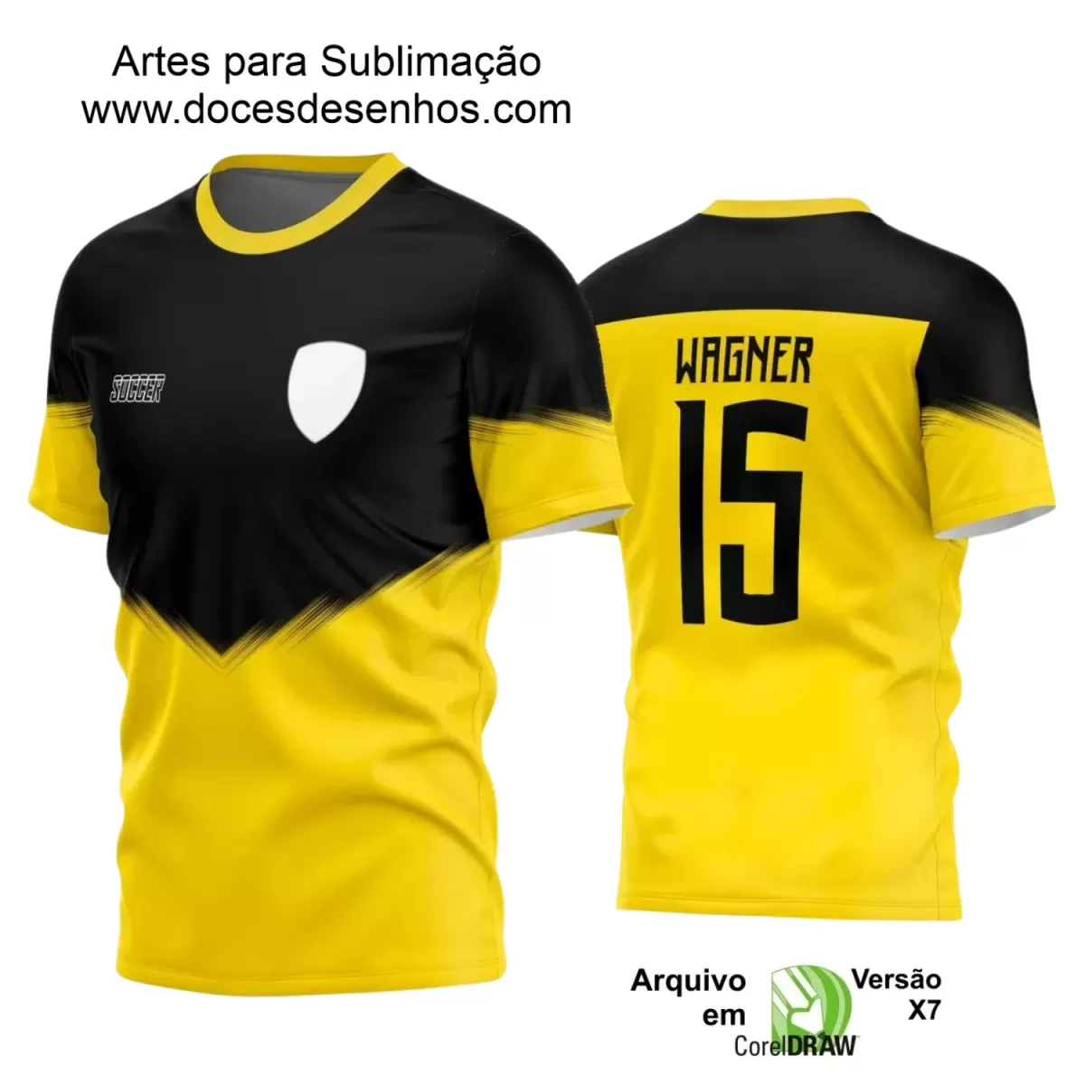 Estampa Camiseta Personalizada - Time Amador - Futebol 2025