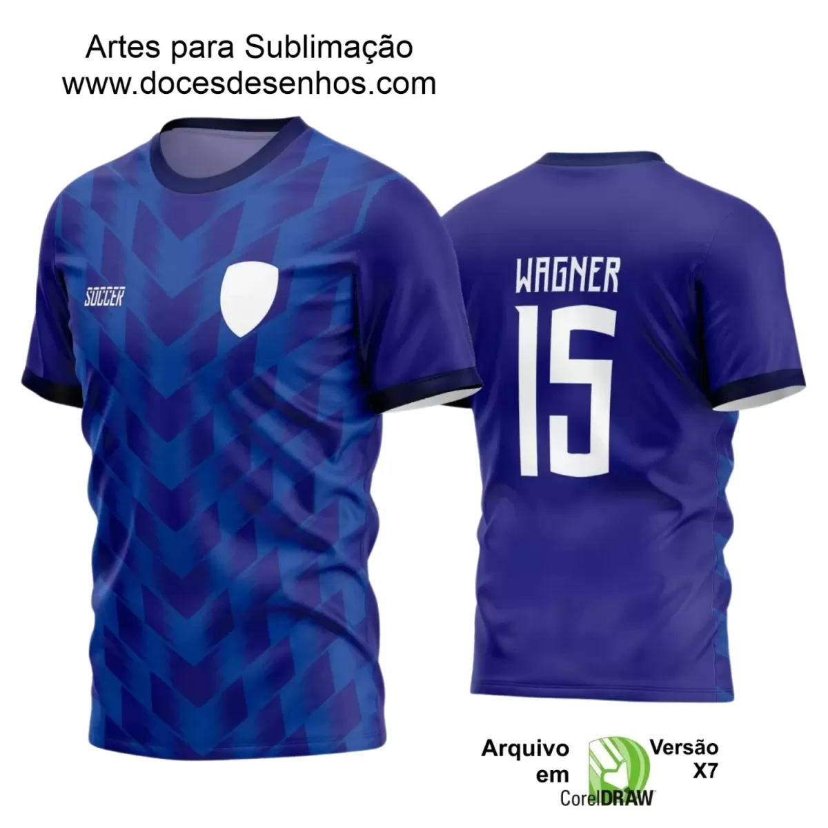 Estampa Camiseta Personalizada - Time Amador - Futebol 2025