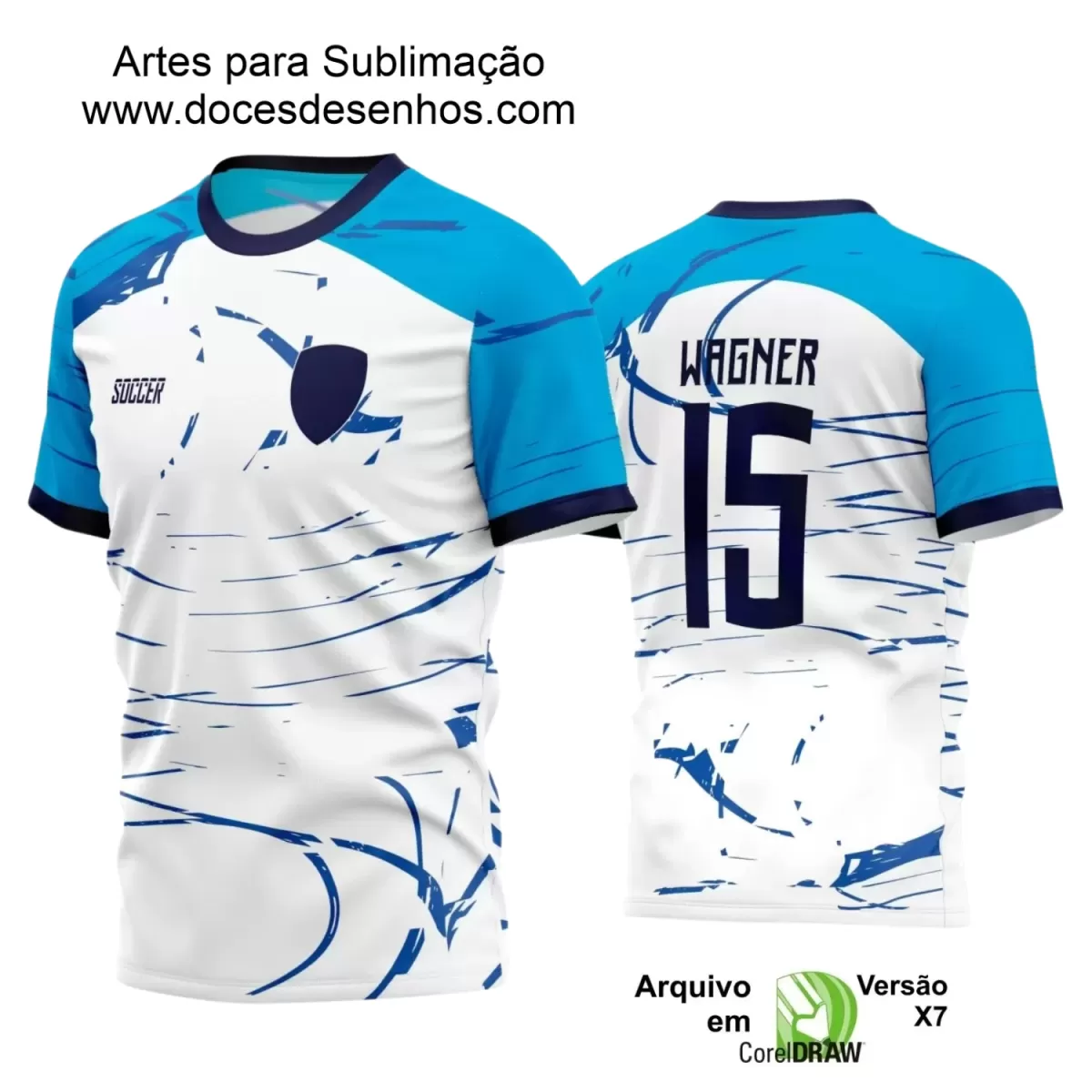 Estampa Camiseta Personalizada - Time Amador - Futebol 2025