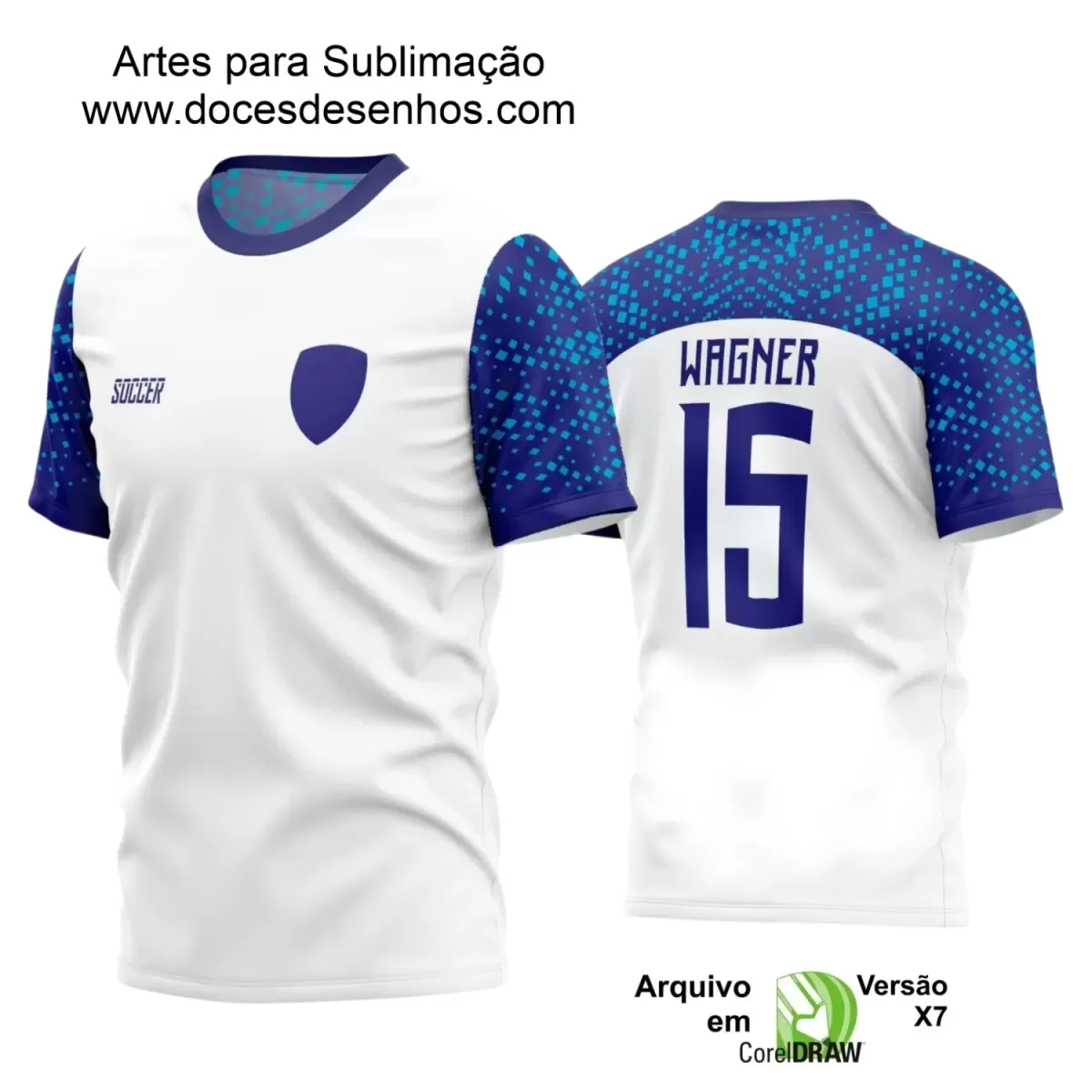 Estampa Camiseta Personalizada - Time Amador - Futebol 2025