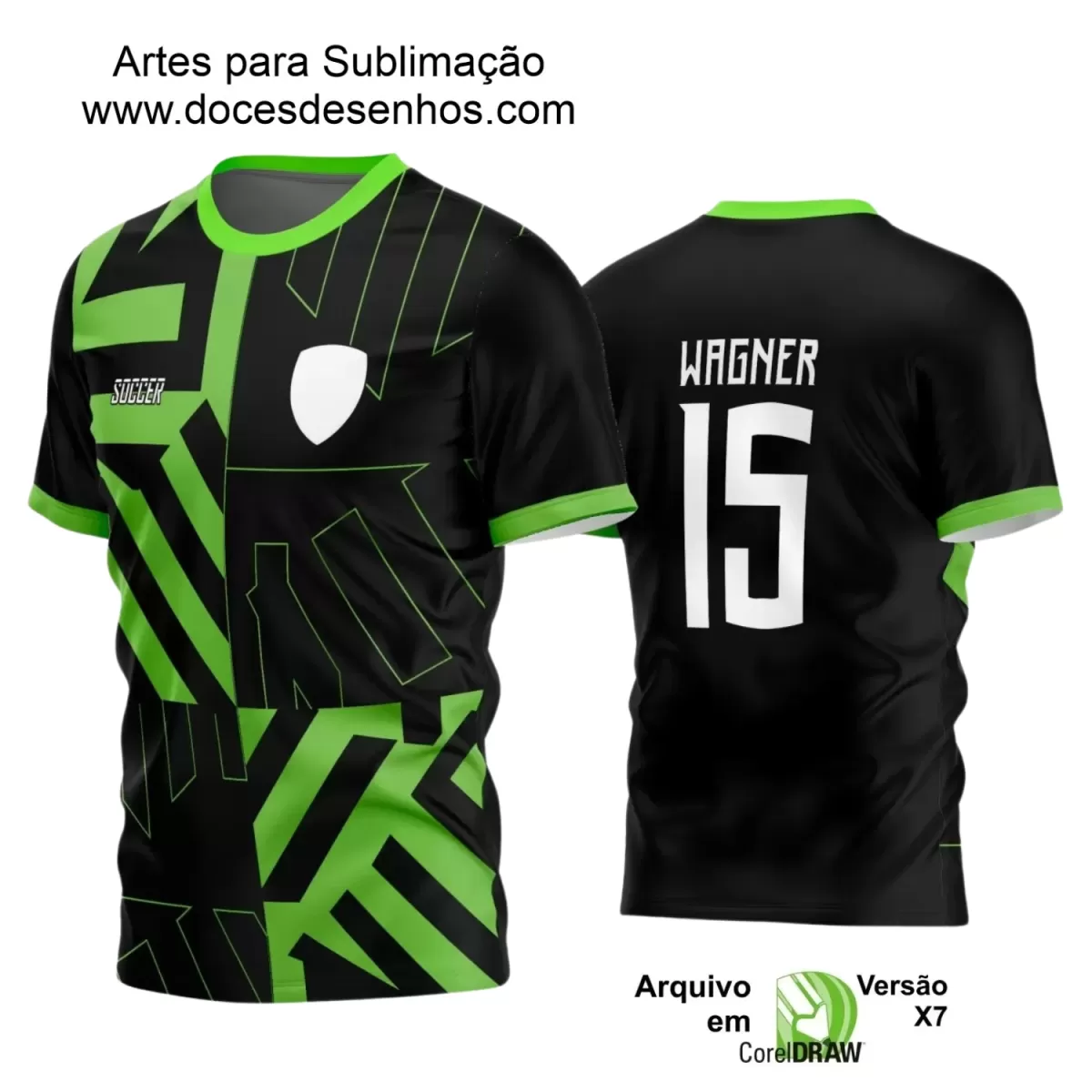 Estampa Camiseta Personalizada - Time Amador - Futebol 2025