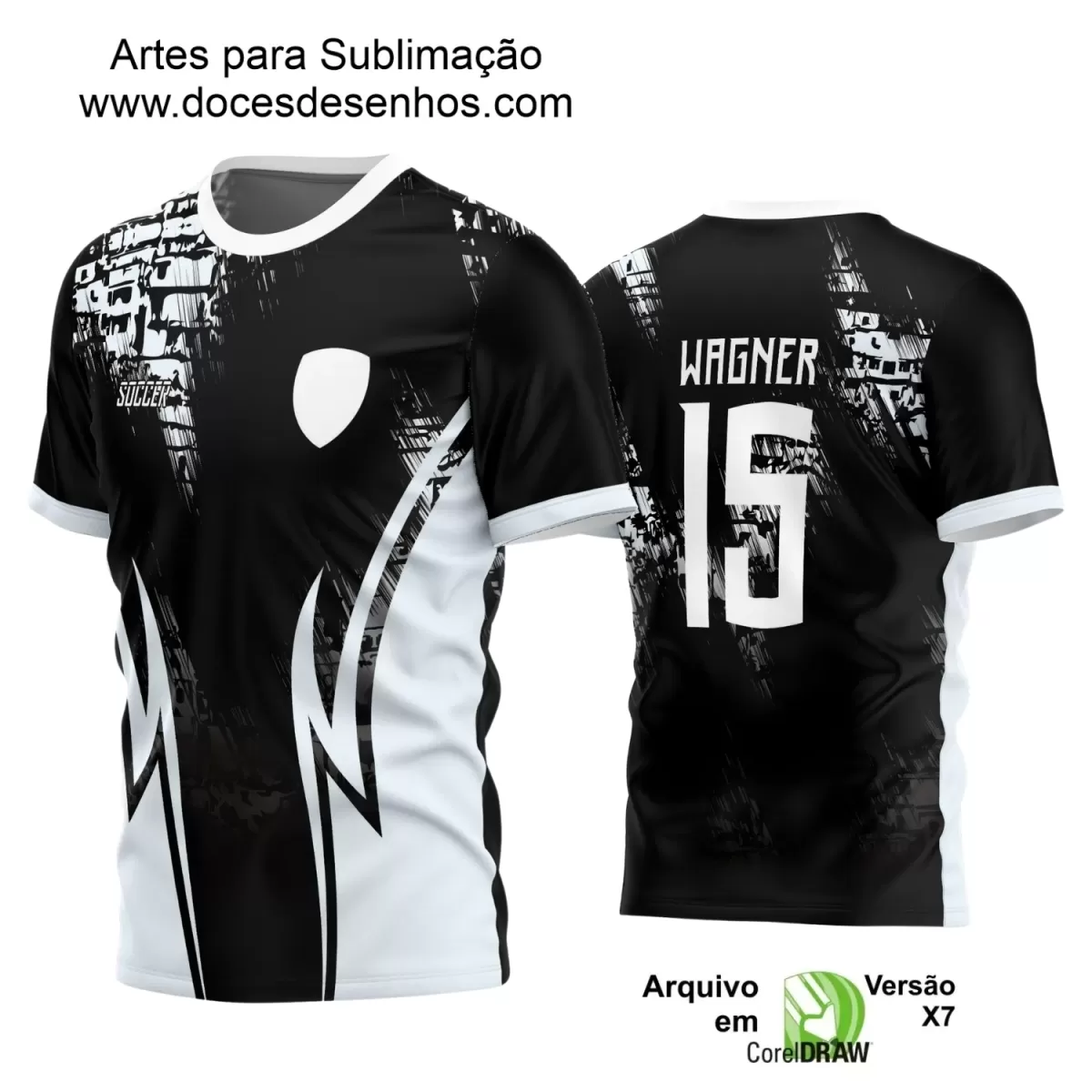 Estampa Camiseta Personalizada - Time Amador - Futebol 2025