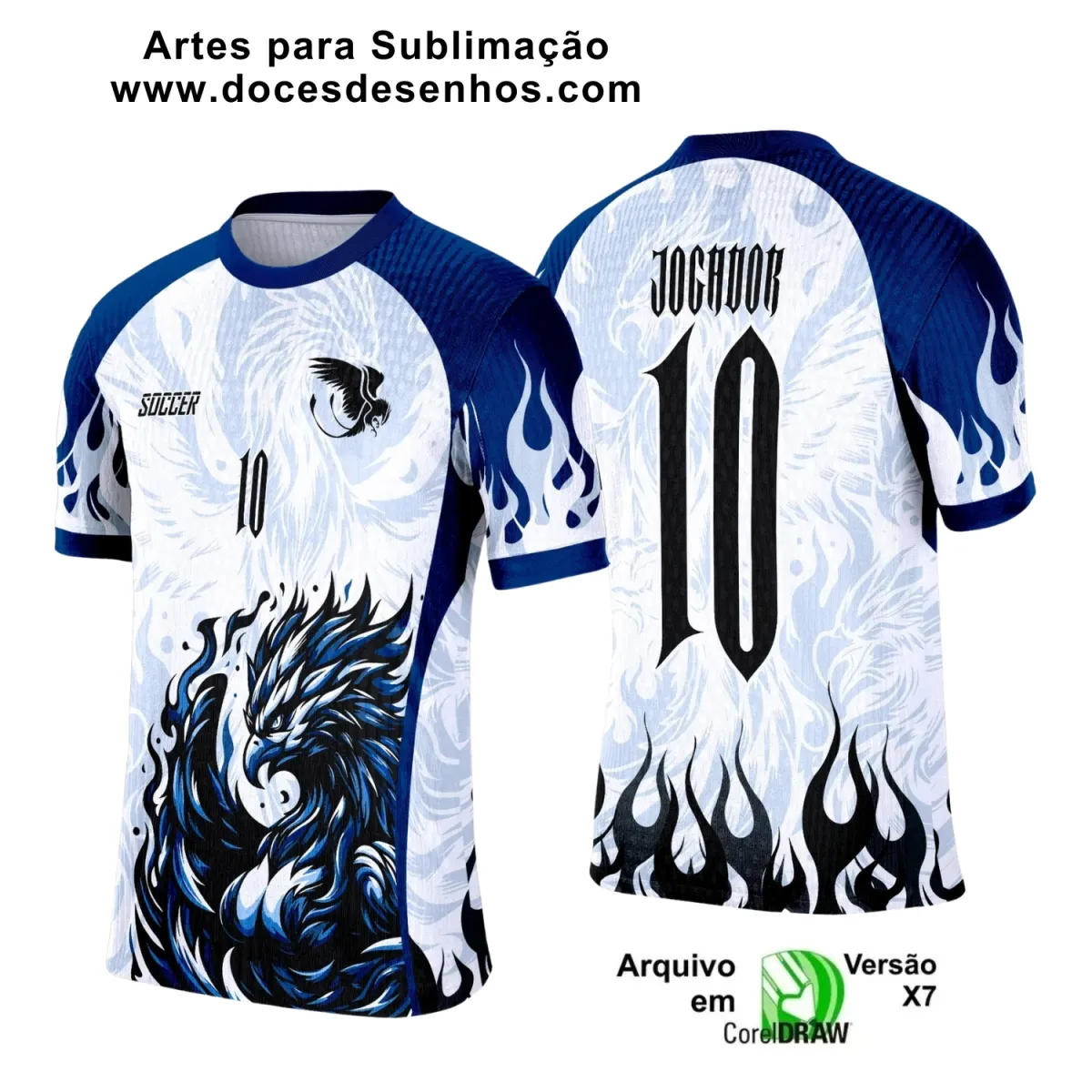 Estampa Fênix para Camiseta Interclasse 2025

