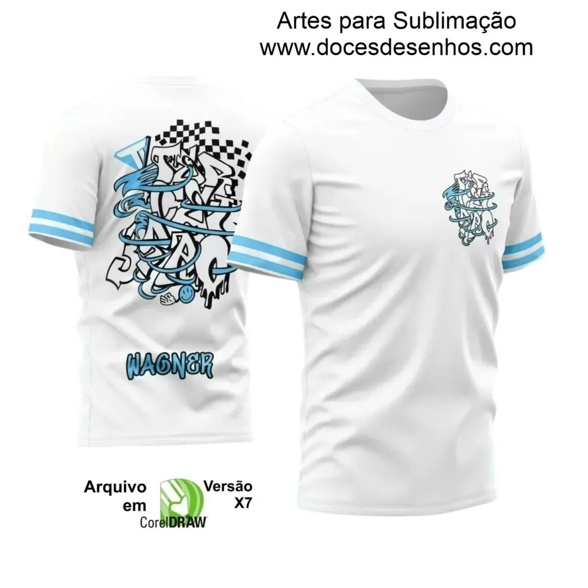 Estampa Para Camiseta Escolar – Arte Vetor - Uniforme Concluintes 2025 – Terceirão: Estilo Furacão