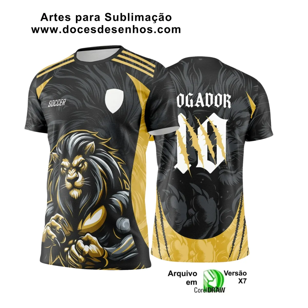 Interclasse 2025: Arte Vetor de Camiseta Escolar com Estilo Leão