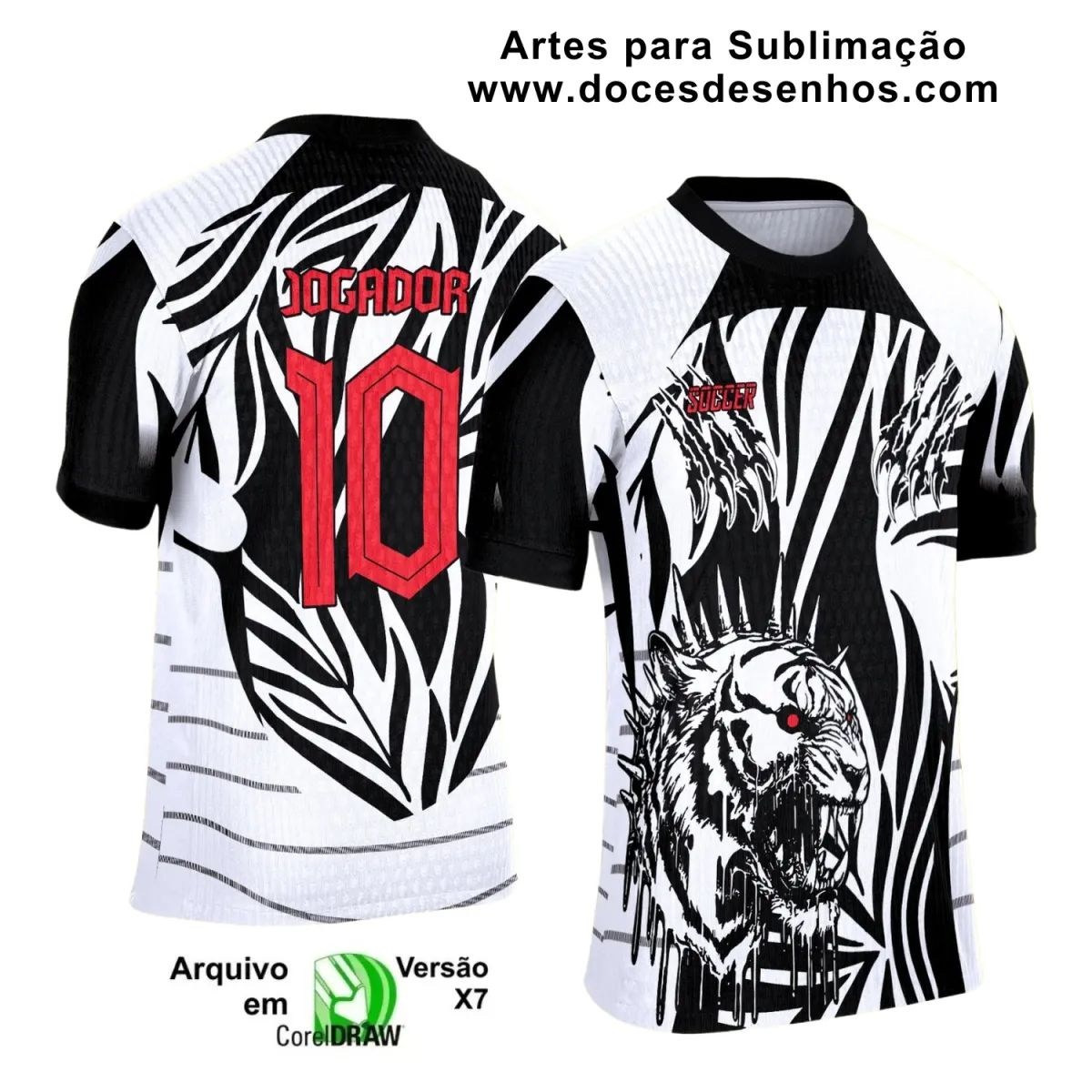 Interclasse 2025: Arte Vetor de Camiseta Escolar com Estilo Tigre