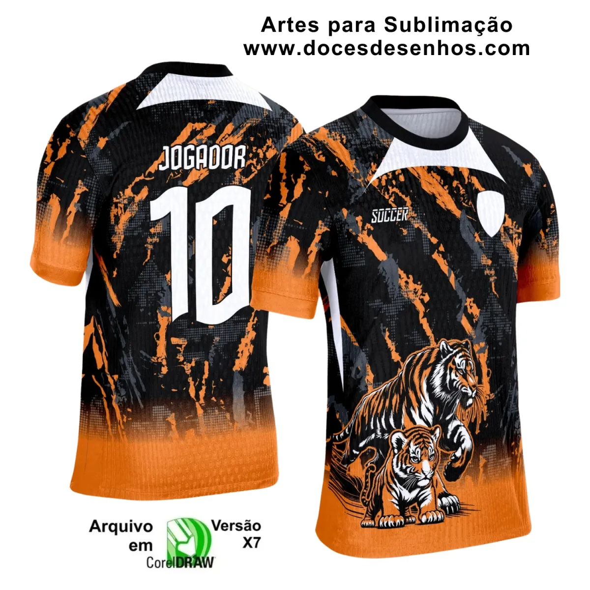 Interclasse 2025: Arte Vetor de Camiseta Escolar com Estilo Tigre