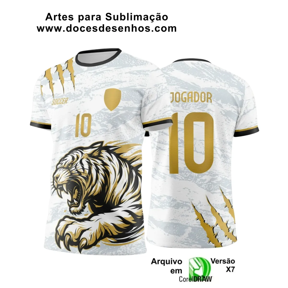 Interclasse 2025: Arte Vetor de Camiseta Escolar com Estilo Tigre