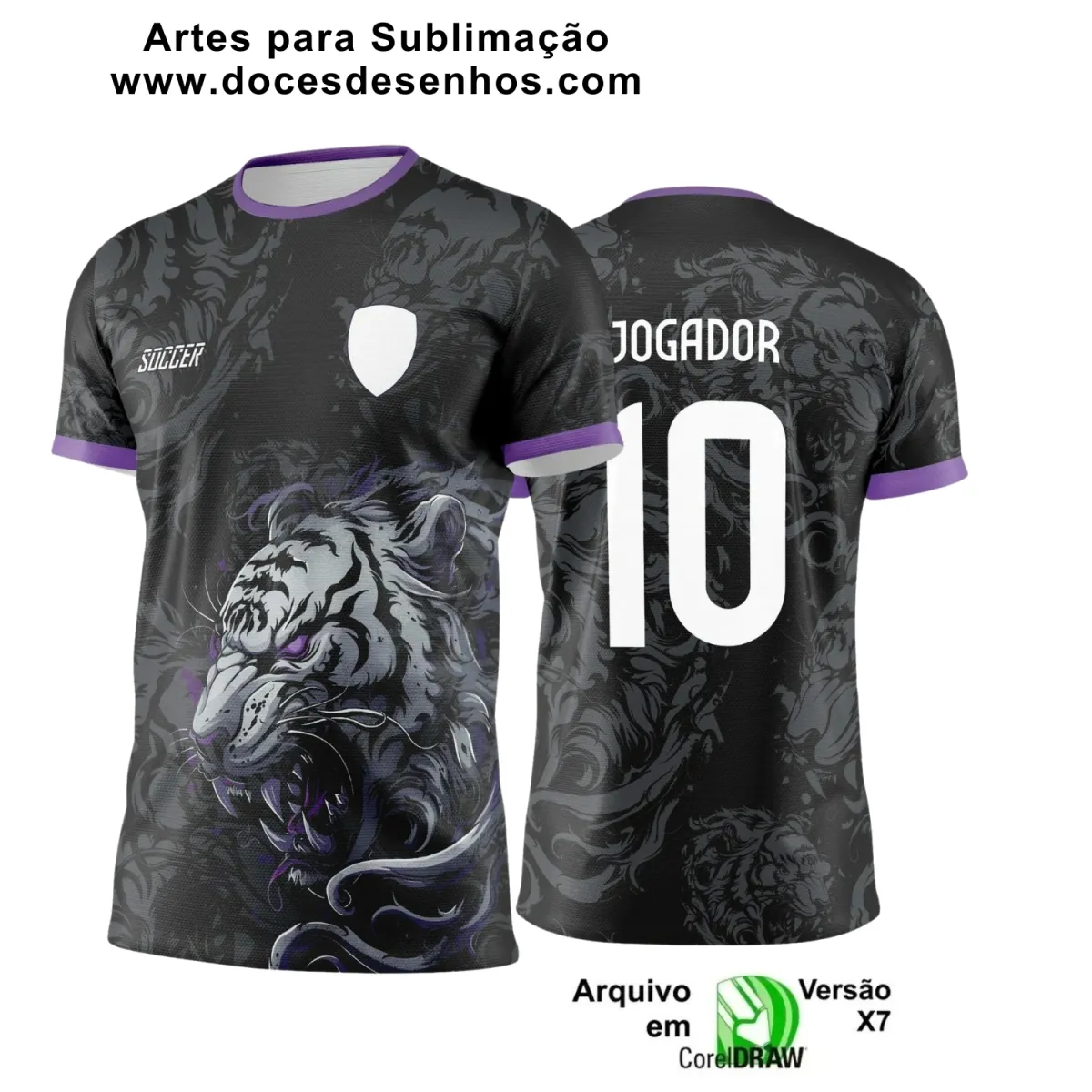 Interclasse 2025: Arte Vetor de Camiseta Escolar com Estilo Tigre