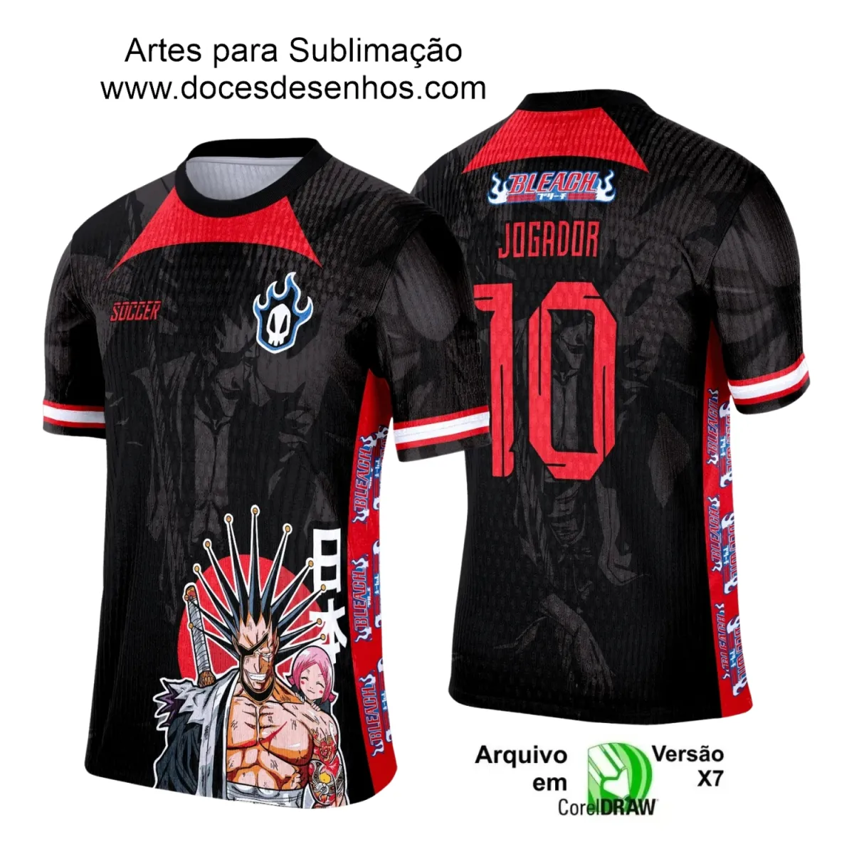 Interclasse 2025: Arte de Camiseta Escolar com Estilo Anime