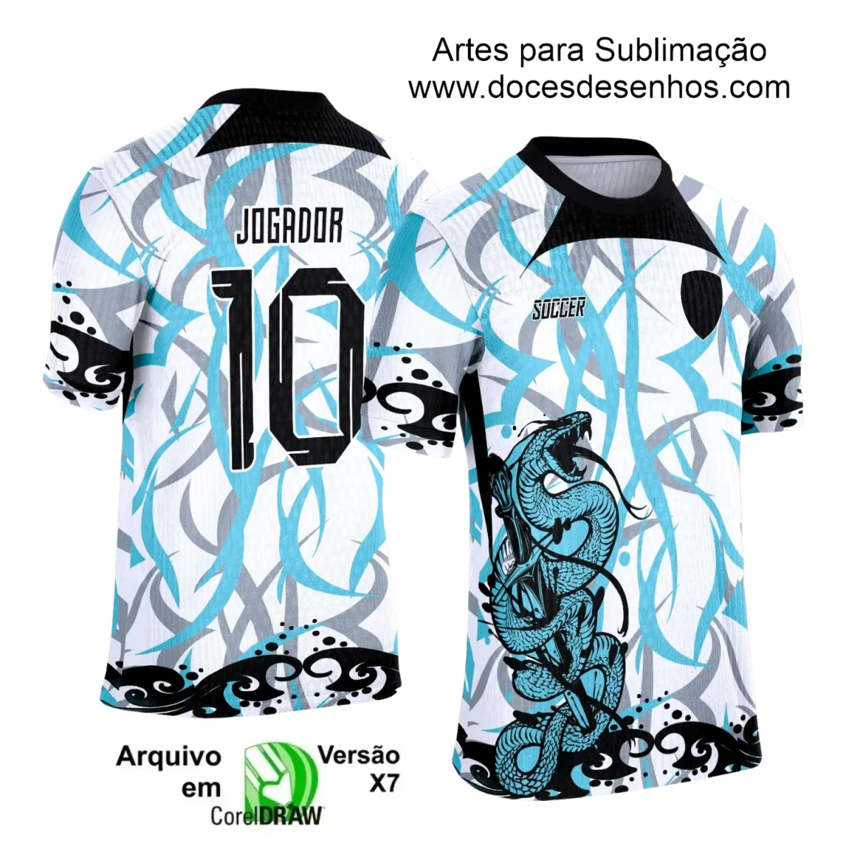 Interclasse 2025: Arte de Camiseta Escolar com Estilo Cobra