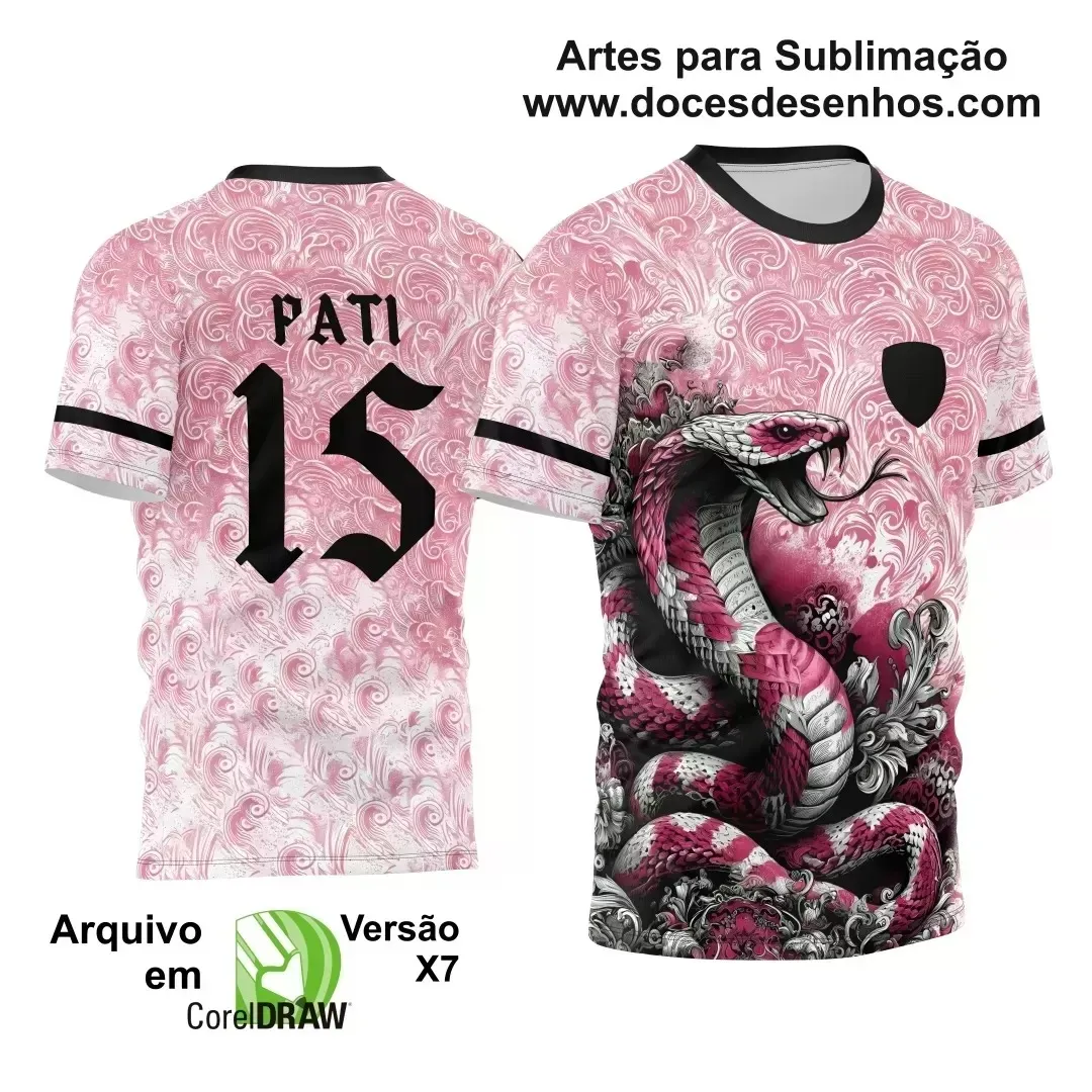 Interclasse 2025: Arte de Camiseta Escolar com Estilo Cobra