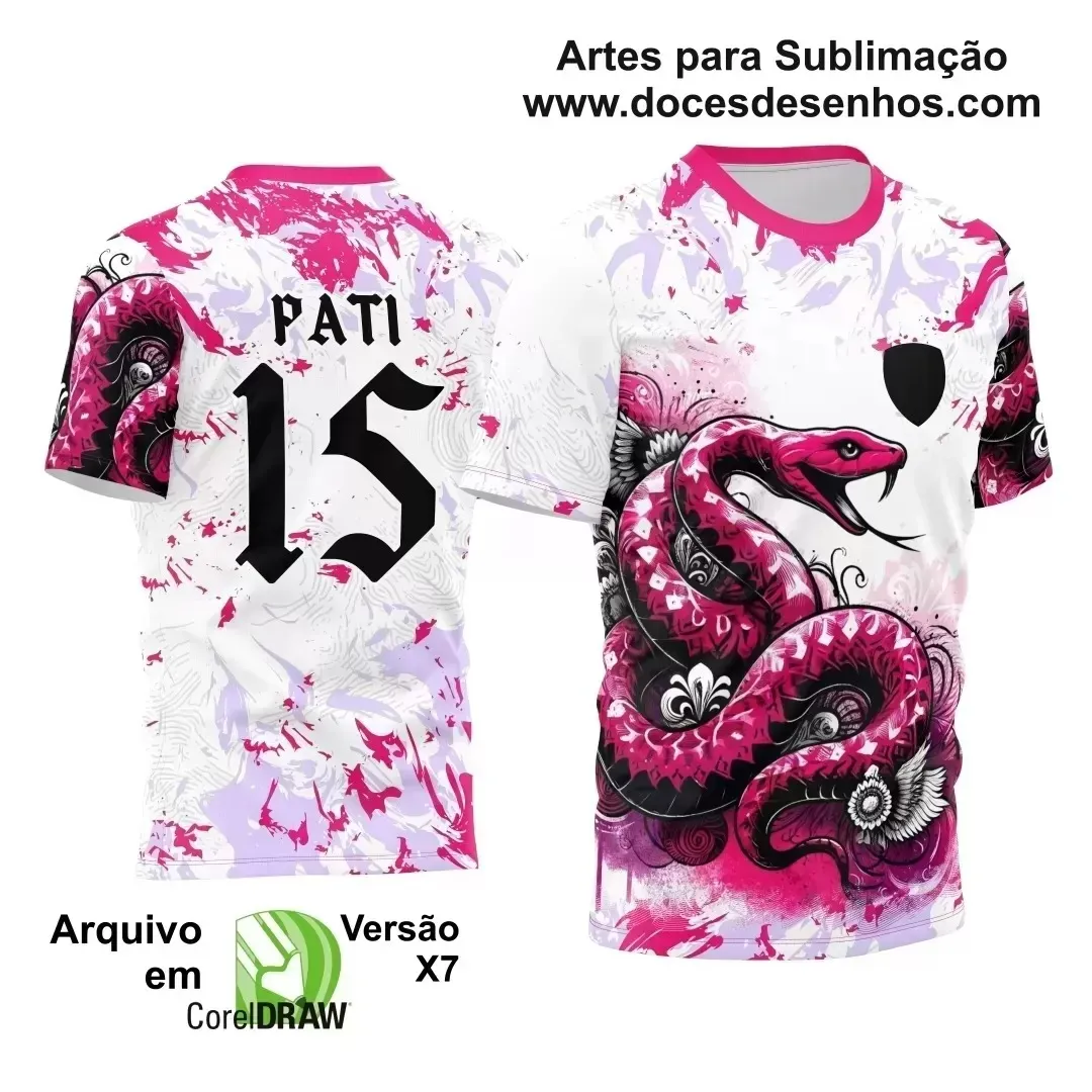 Interclasse 2025: Arte de Camiseta Escolar com Estilo Cobra