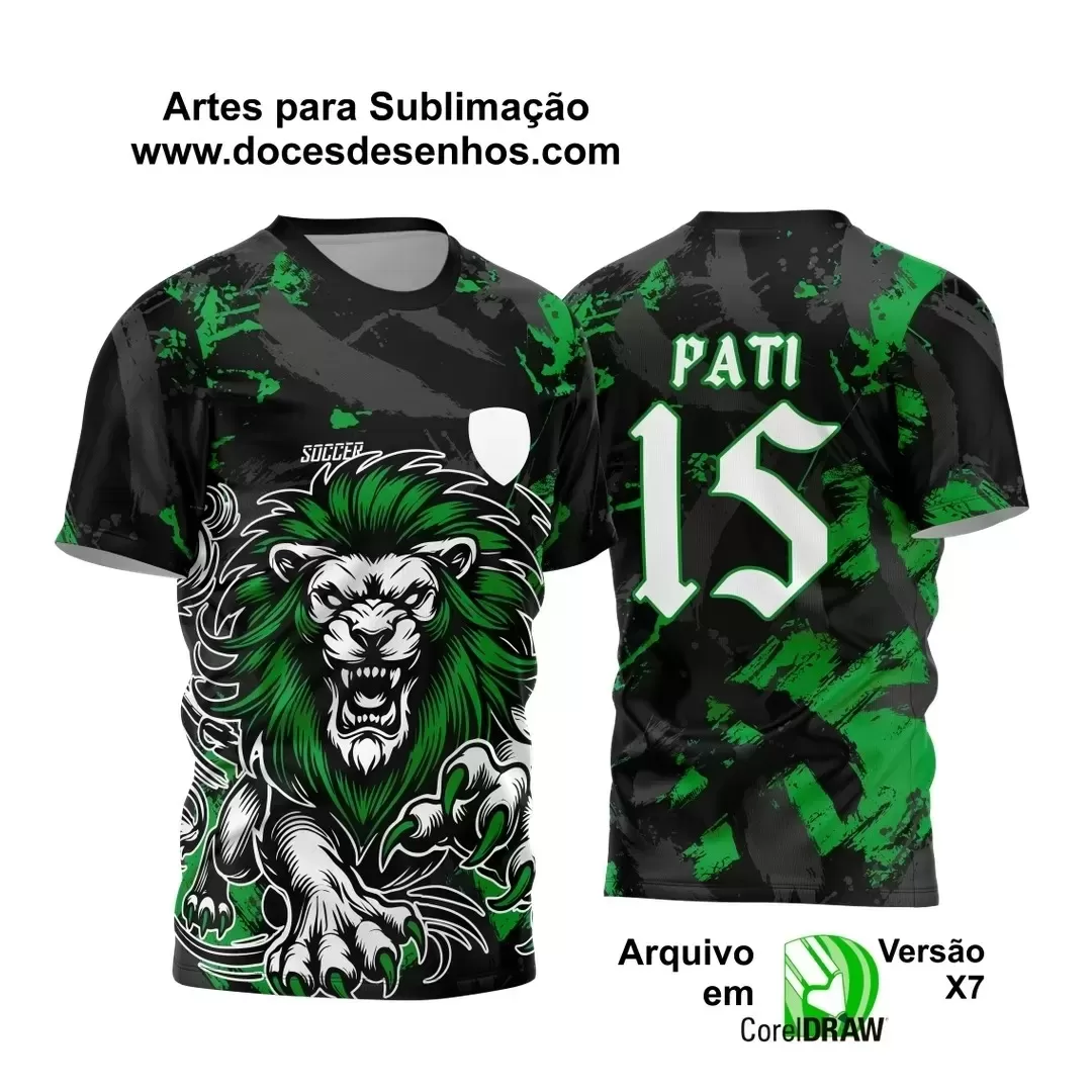 Interclasse 2025: Arte de Camiseta Escolar com Estilo Leão