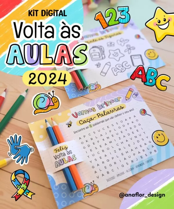 Kit Digital – NOVO | Volta Às Aulas 2024 – Ana Flor