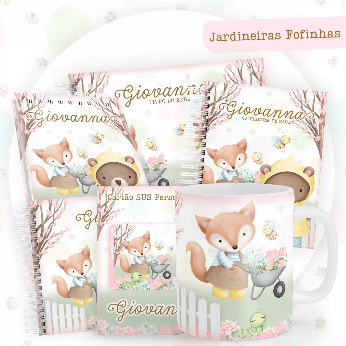 Kit Maternidade Clube Baby – Jardineiras Fofinhas – Pamella Vieira