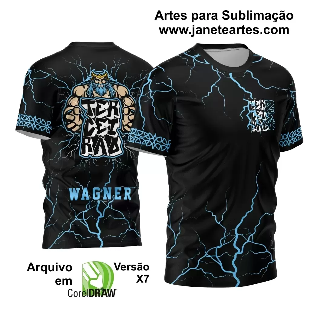 Template Camisa Terceirão 2024  Zeus  Furioso