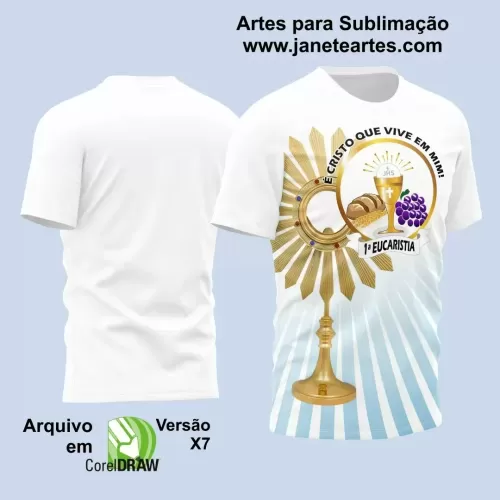  Arte Estampa - Camisa Religião - Eucaristia - 2024 - 2025