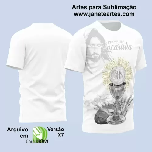  Arte Estampa - Camisa Religião - Eucaristia - 2024 - 2025