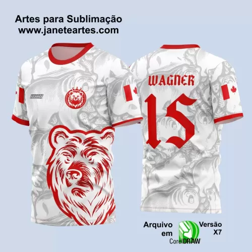  Arte Vetor - Camisa de Interclasse - Urso 2024 - 2025 