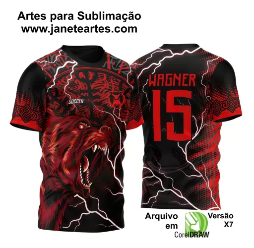  Arte Vetor - Camisa de Interclasse - Urso 2024 - 2025 