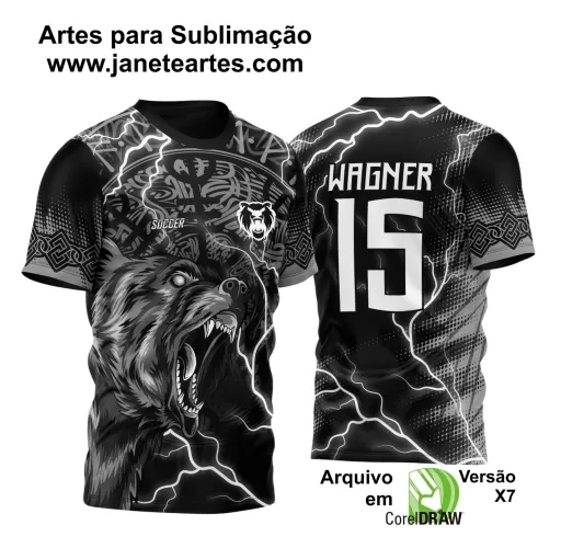  Arte Vetor - Camisa de Interclasse - Urso 2024 - 2025 