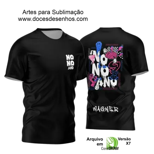  Estampa para Camiseta Escolar – Arte Vetor - Uniforme Concluintes 2025 – Formandos 9º Ano: Estilo Cérebro