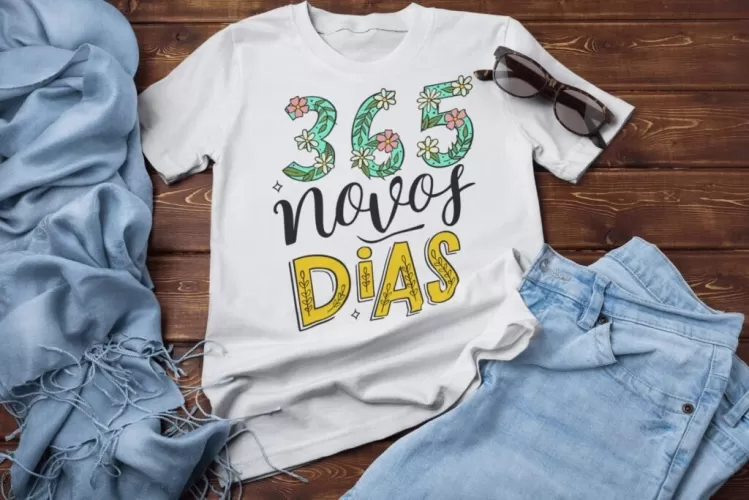 Ano Novo (LETTERING) Camisas – Ana Melim