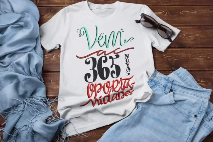 Ano Novo (LETTERING) Camisas – Ana Melim