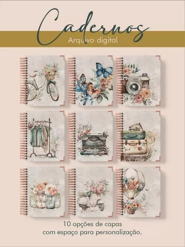 Arquivo Digital Caderno – A5 e A6 – Perfeito Miolo