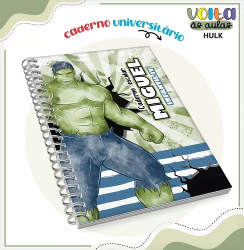 Arquivo Digital – Meninos | Hulk – Volta às Aulas 2024 – Lina Criativa