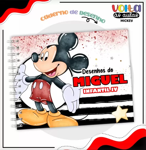 Arquivo Digital – Meninos | Mickey – Volta Às Aulas 2024 – Lina Criativa